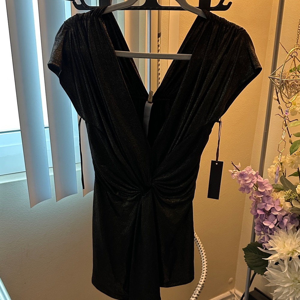 Chic Black Women's Blouse